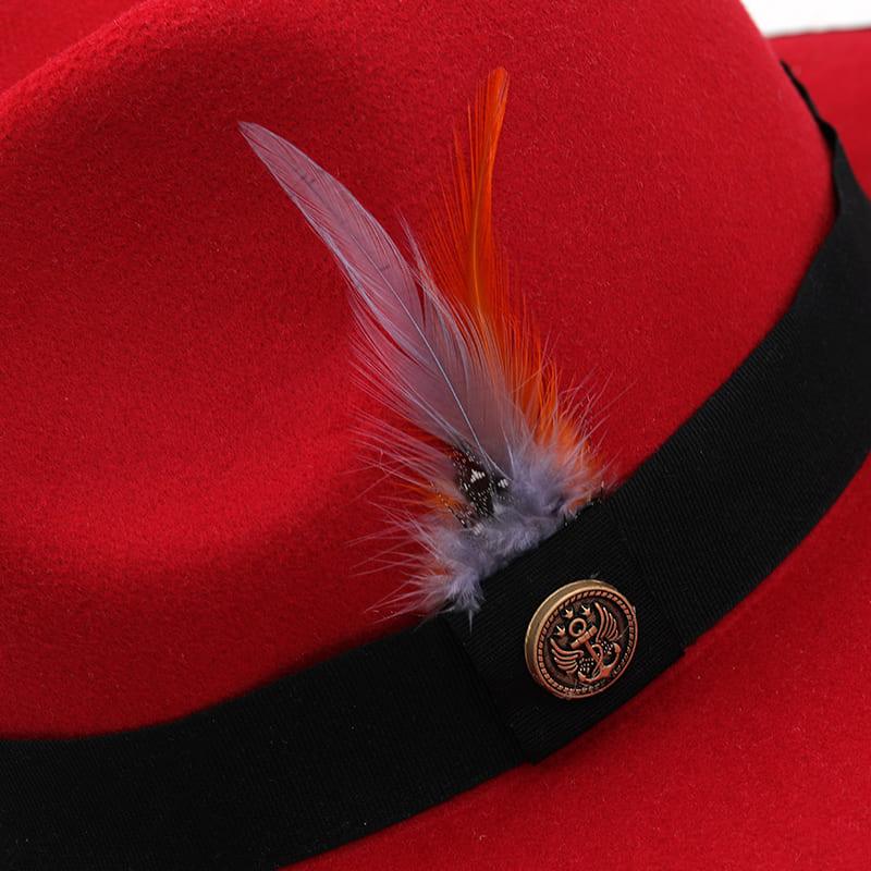 Coltrane Feather Fedora Hat