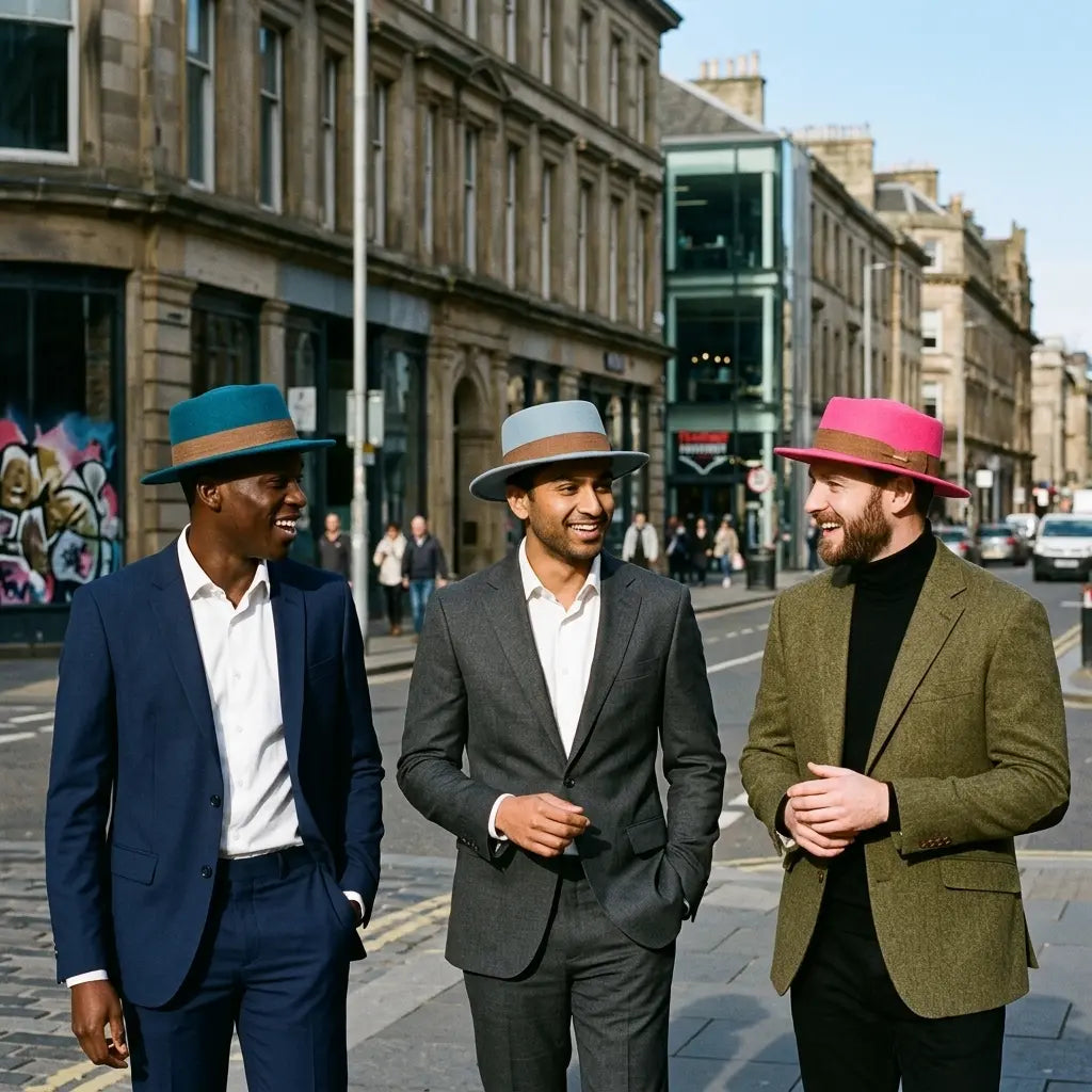 Costello Cotton Fedora Porkpie Hat