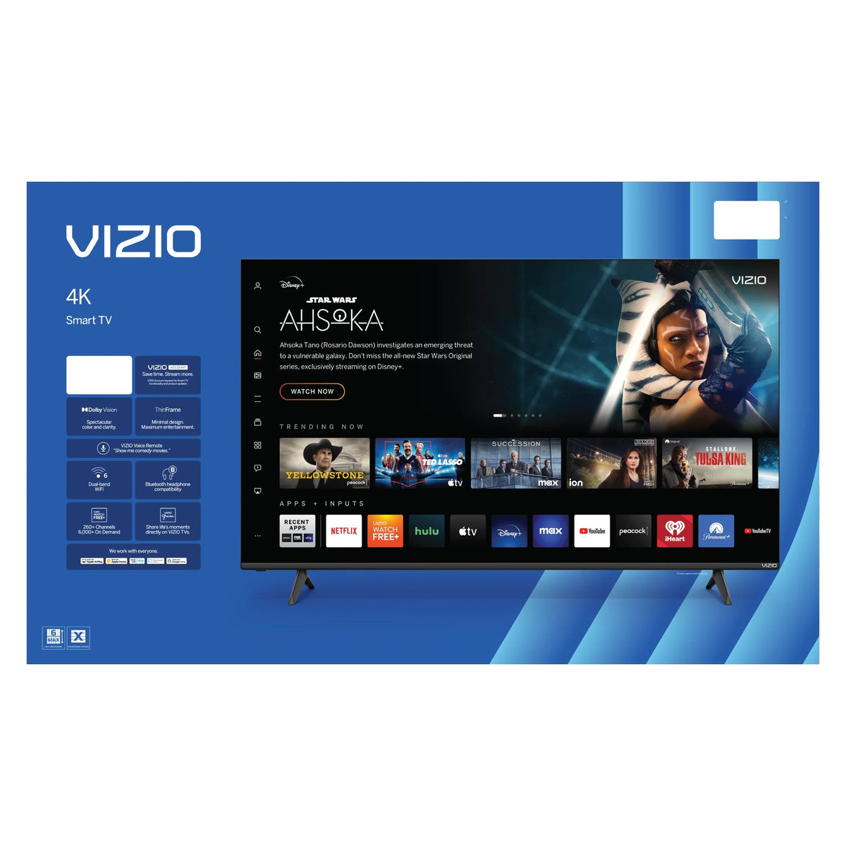 VIZIO 50" Class 4K UHD LED HDR Smart TV (V4K50M-08)