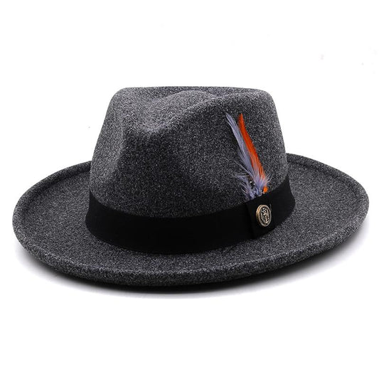 Coltrane Feather Fedora Hat