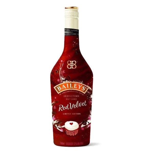 Baileys Red Velvet Limited Edition Irish Cream Liqueur - Rich Chocolate Flavor, Inspired by Georgetown Cupcake