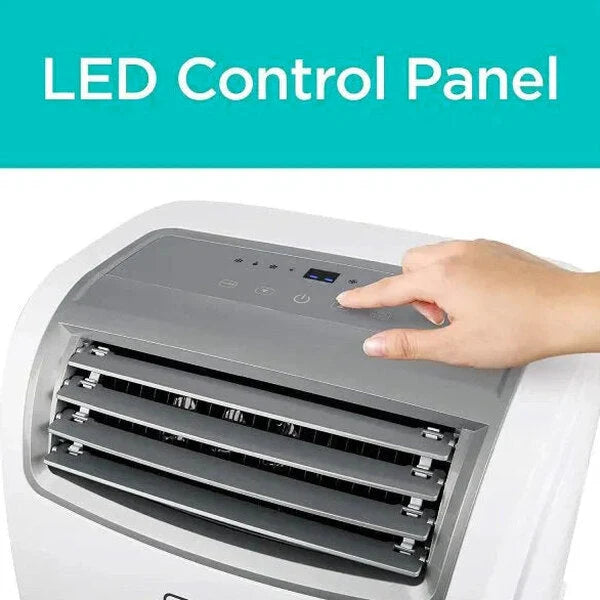 14,000 BTU Portable Air Conditioner with Heat and Remote Control, White