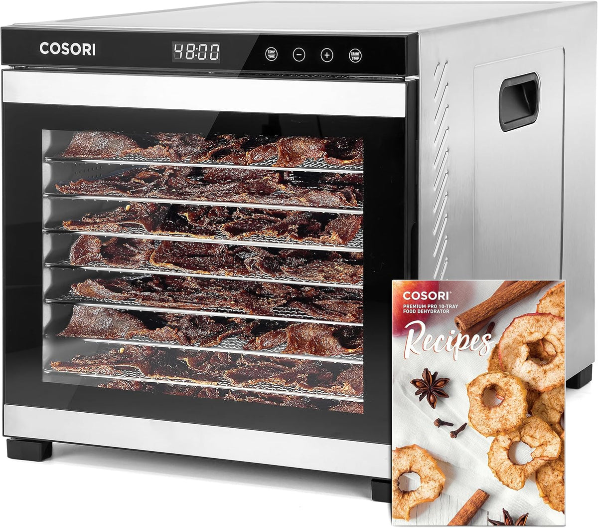 COSORI Food Dehydrator Bigger Than 7 Trays With Large 6.5" Drying Space 600W Power