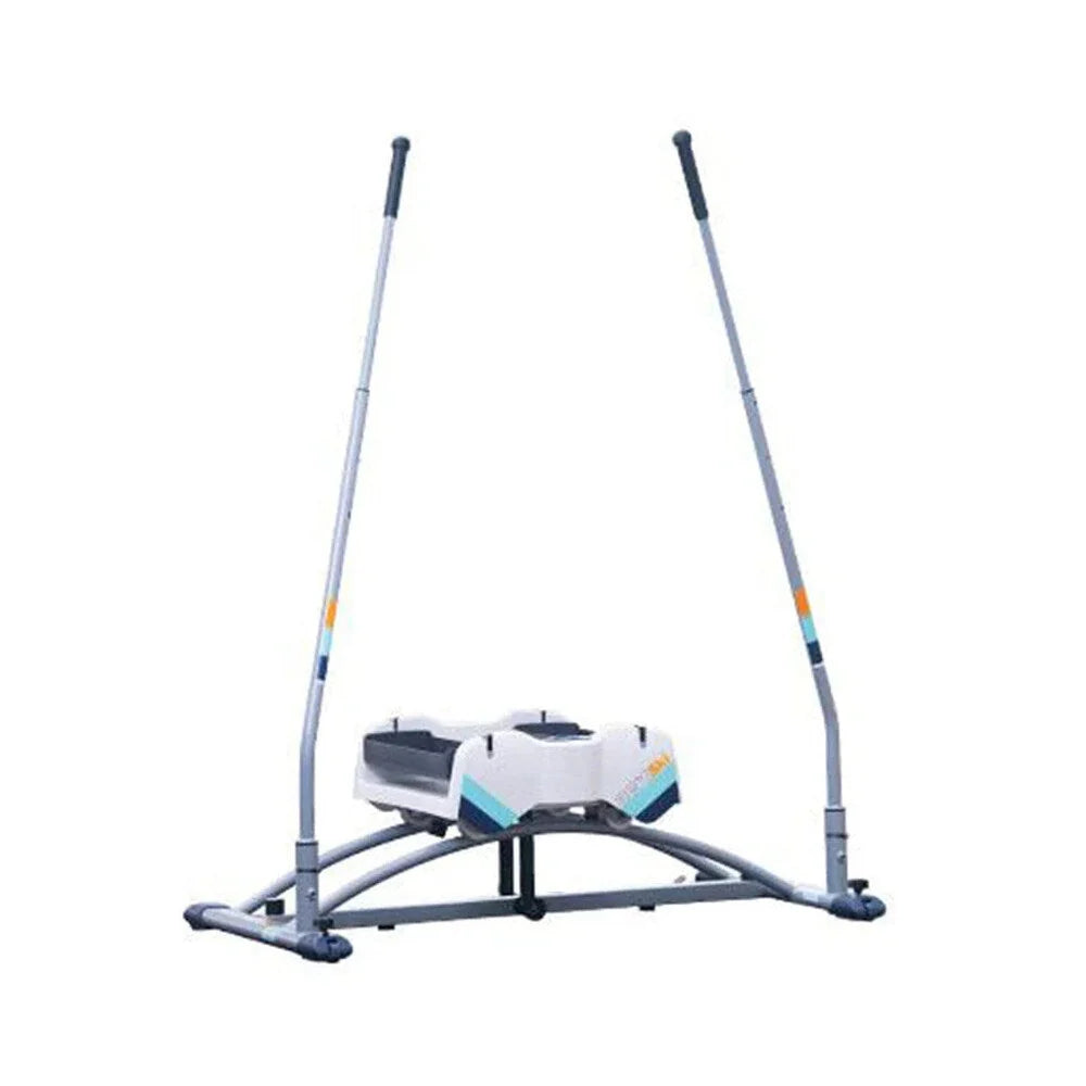 Aeroski 2.0 Ski Fitness Workout Machine with Recoil Spring Resistance Gray