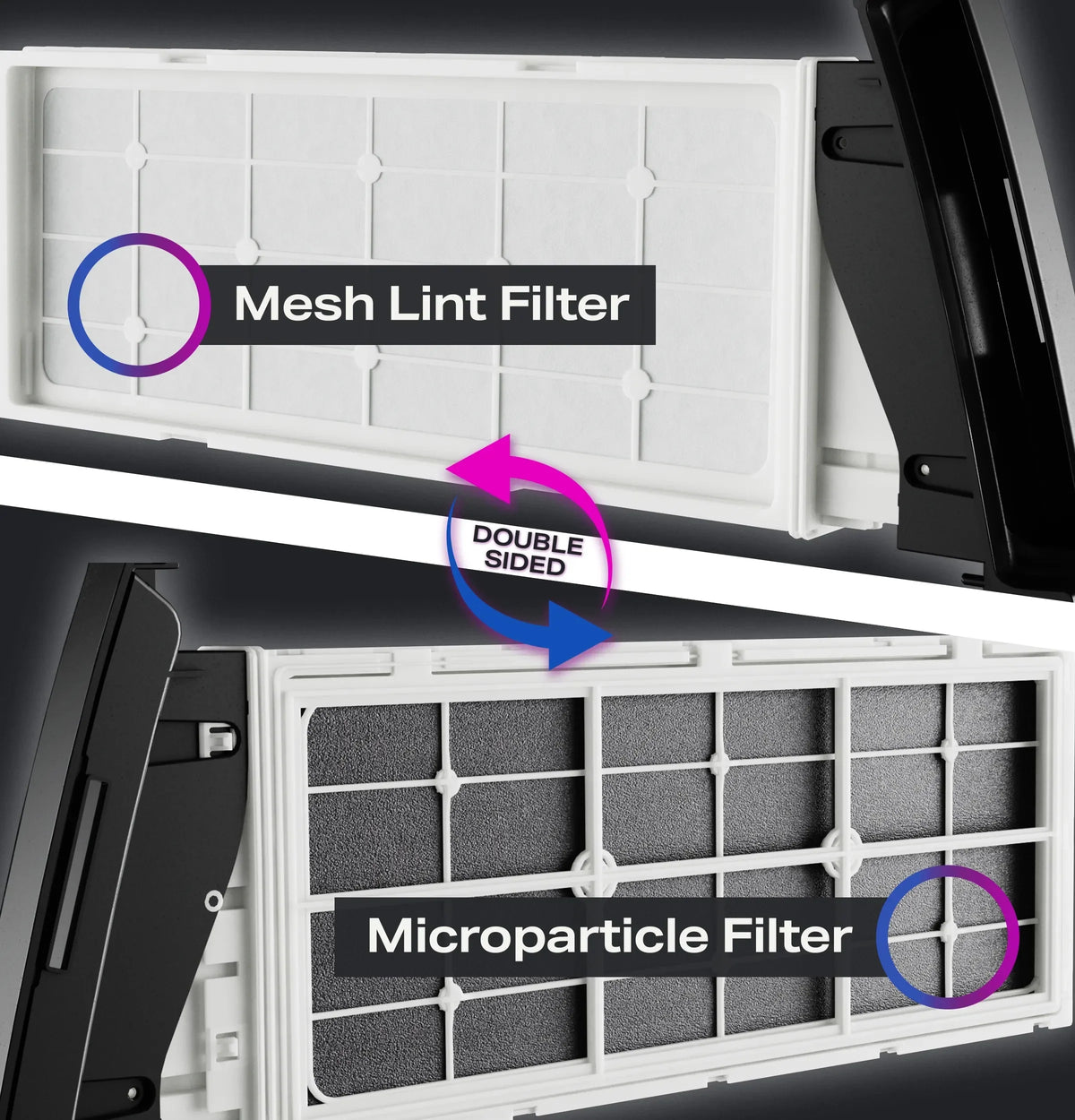 Profile 4.8 cu. ft. UltraFast combination washer-dryer with ventless heat pump technology in Carbon Graphite