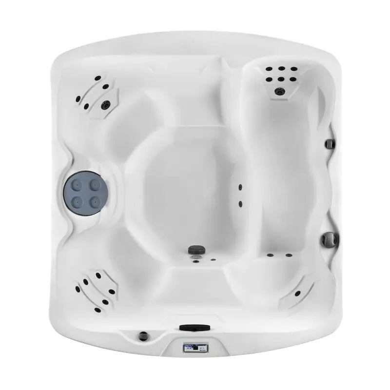 Lifesmart Spas 5 - Person 23 - Jet Rectangular Plug And Play Hot Tub with Ozonator in Espresso