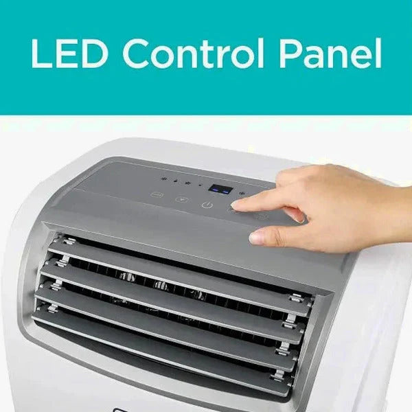 14,000 BTU Portable Air Conditioner with Heat and Remote Control, White