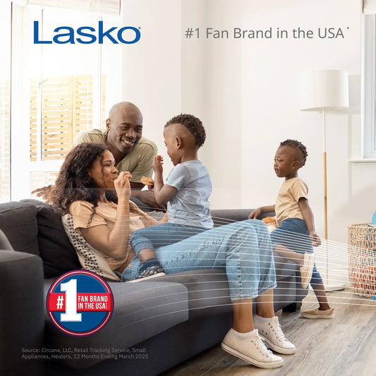 Lasko Xtra Air? 48" 4-Speed Oscillating Remote Controlled Tower Fan, Black T48336