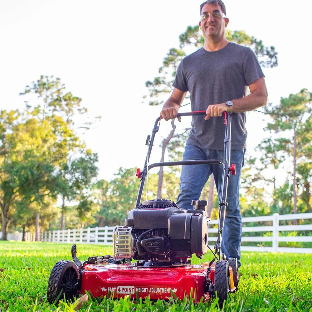 20-Inch 125Cc Gas Push Mower with Briggs &amp; Stratton Engine