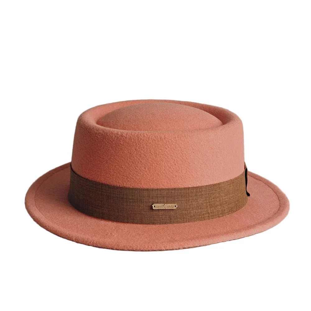 Costello Cotton Fedora Porkpie Hat