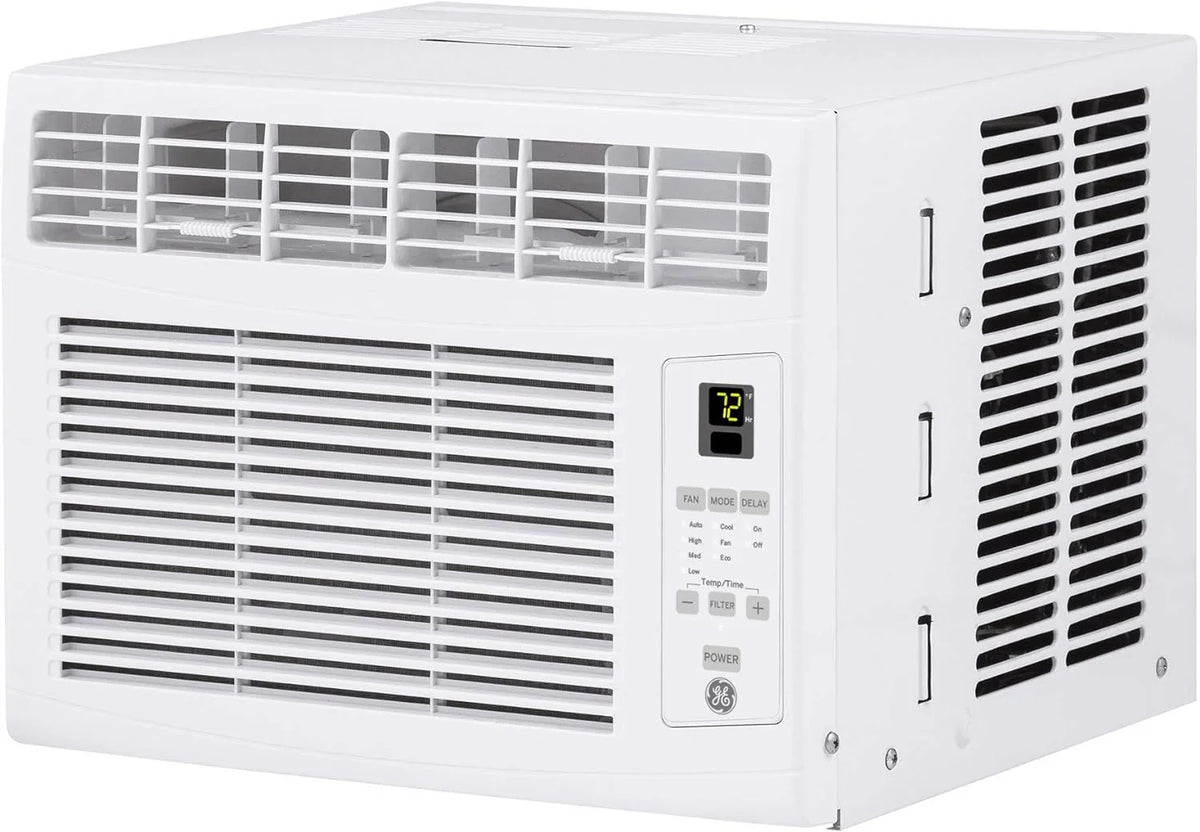 GE Window Air Conditioner Unit, 5,000 BTU for Small Rooms up to 150 sq ft.