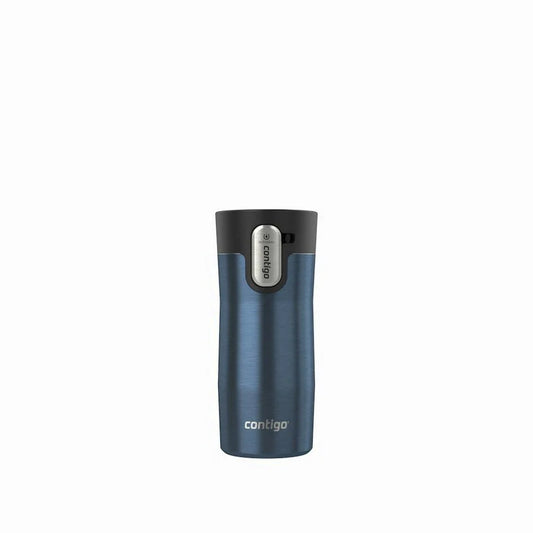 Contigo® AUTOSEAL® West Loop Vacuum-Insulated Stainless Steel Travel Mug with Easy-Clean Lid, 12 oz - Transparent Blueberry
