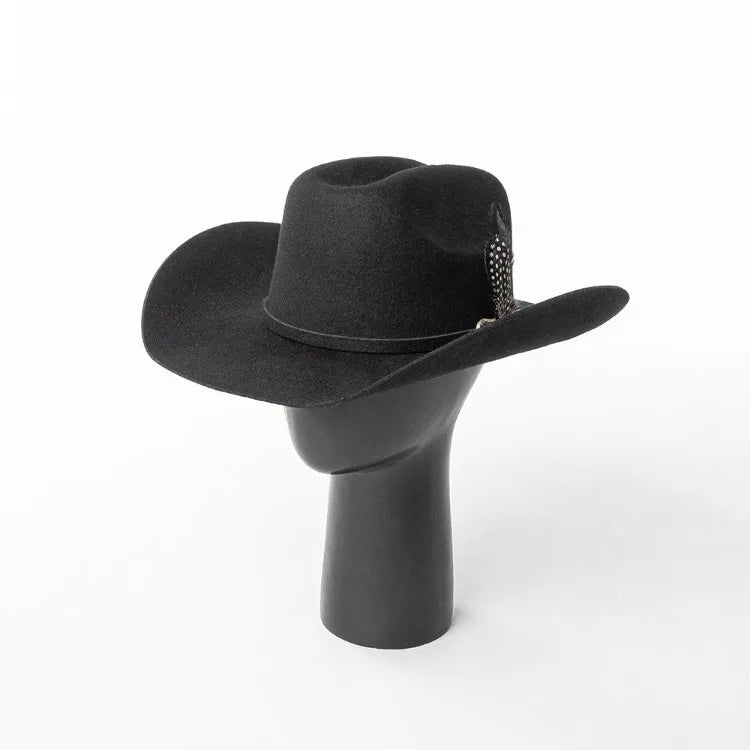 Dallas Feathers Wool Western Cowboy Hat