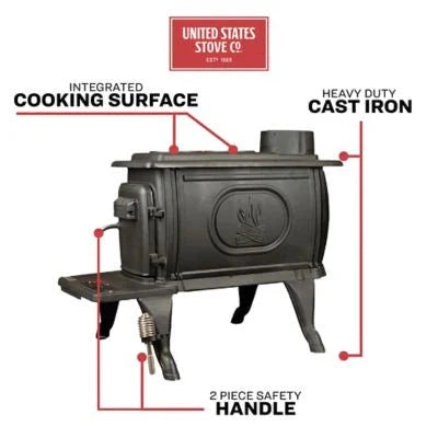 2025 900 Sq. Ft. EPA Exempt Cast Iron Stove