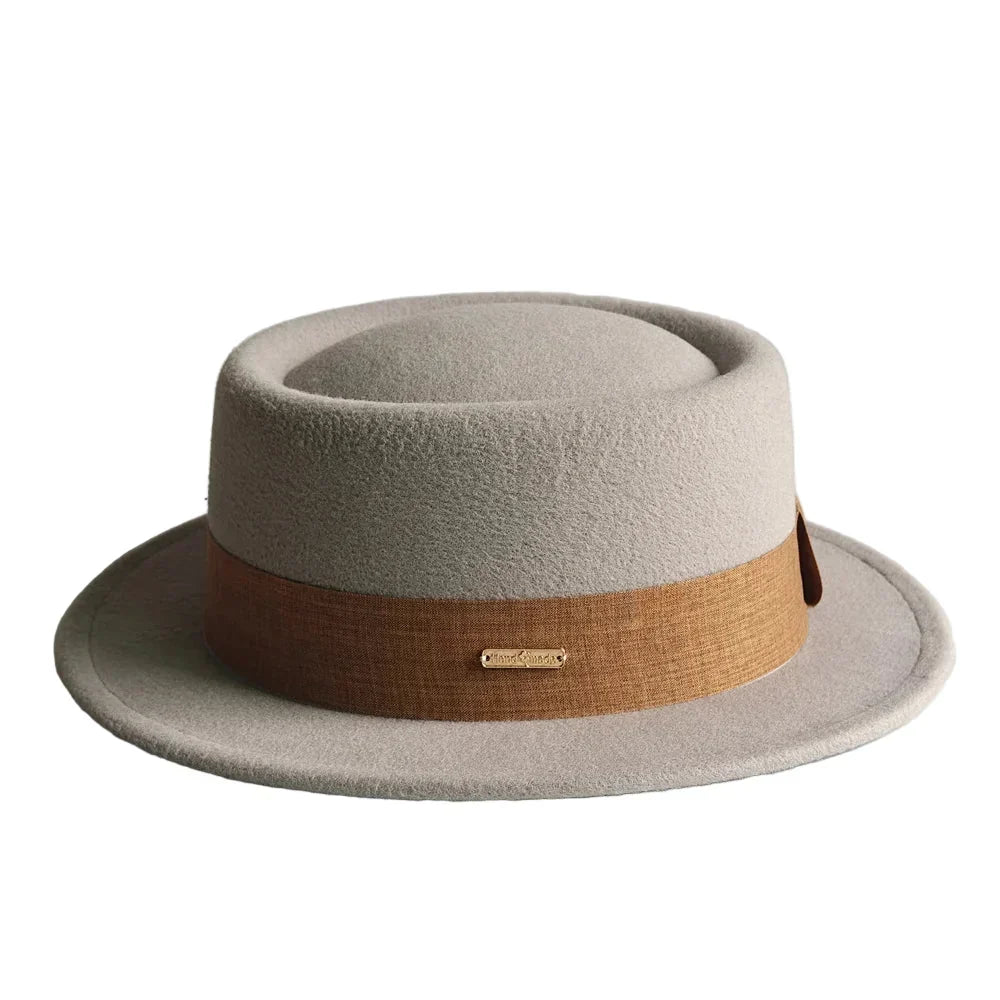 Costello Cotton Fedora Porkpie Hat