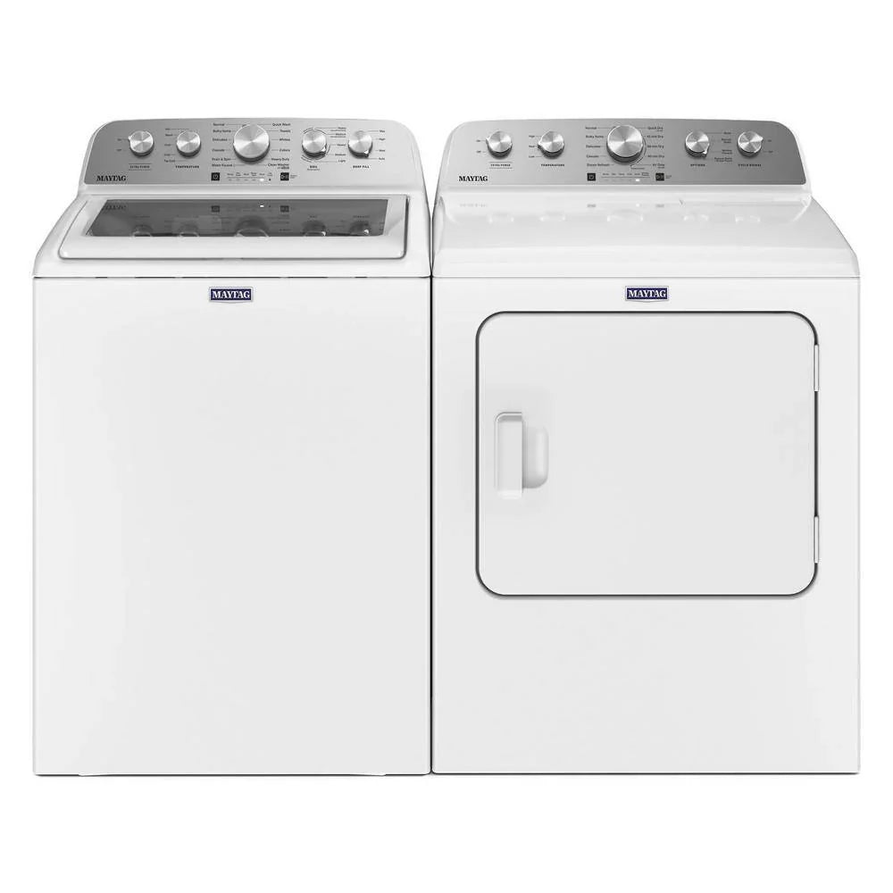 Maytag Top-Loading Washing Machine with 4.8 Cubic Foot Capacity and Extra Power Boost, White C MVW5430MW