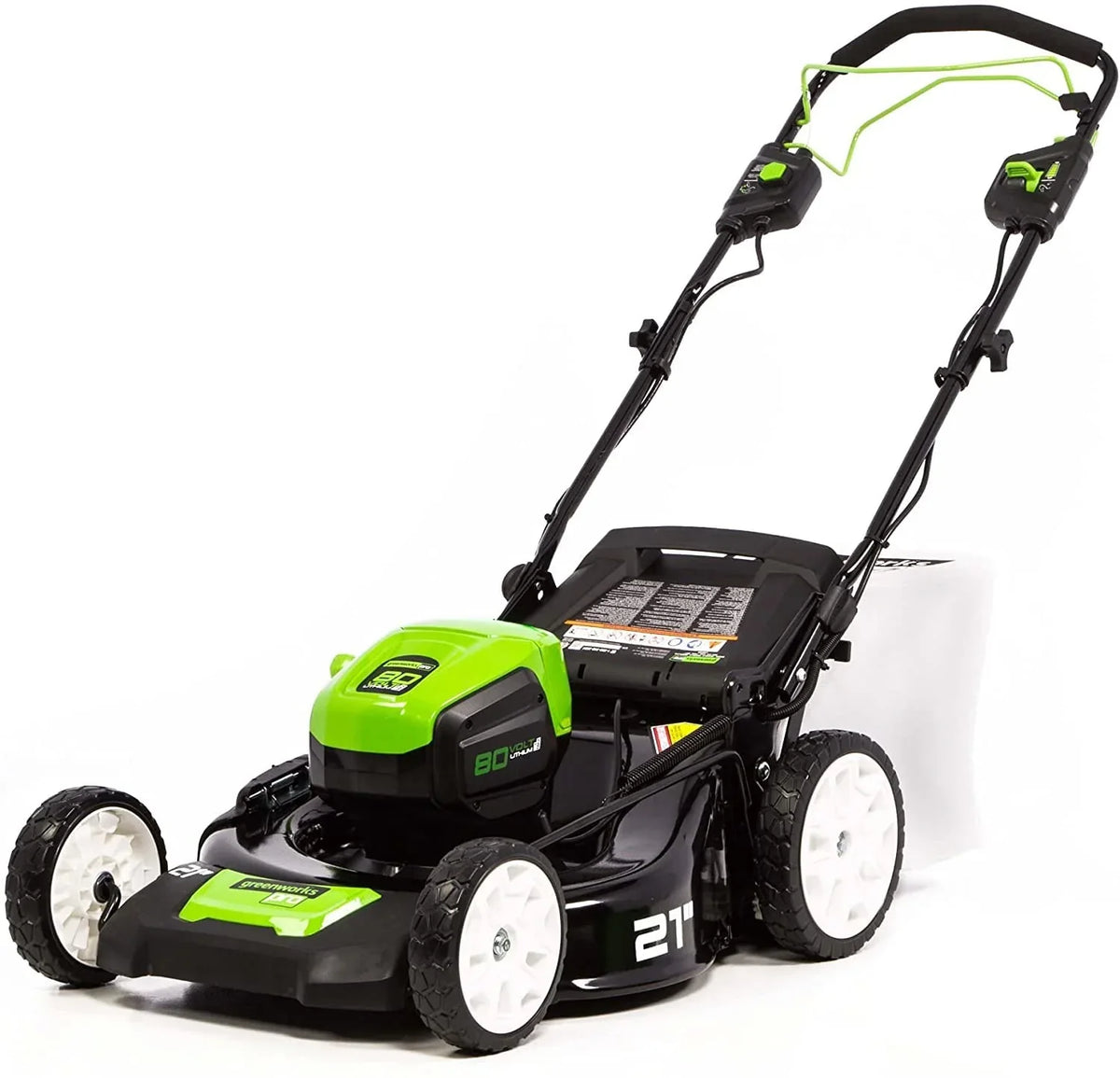80V Battery-Powered Lawn Mower, 53 cm (21 inch), Self-Propelled, Brushless | Greenworks