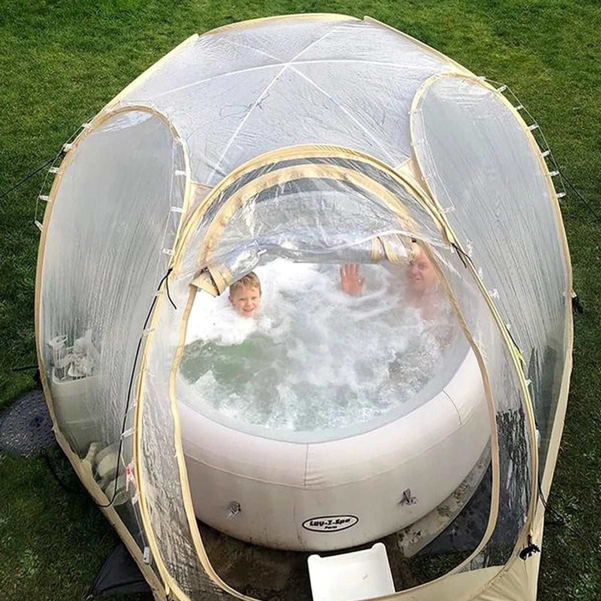 Alvantor Bubble Tent Pop Up Gazebo, 8-10 Person Igloo Dome Garden Patio Canopy Shelter