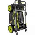 2025 40V Brushless 20-inch Self-Propelled Hand Lawn Mower, Grass Trimmer and Leaf Blower with (2) Batteries and (2) Chargers