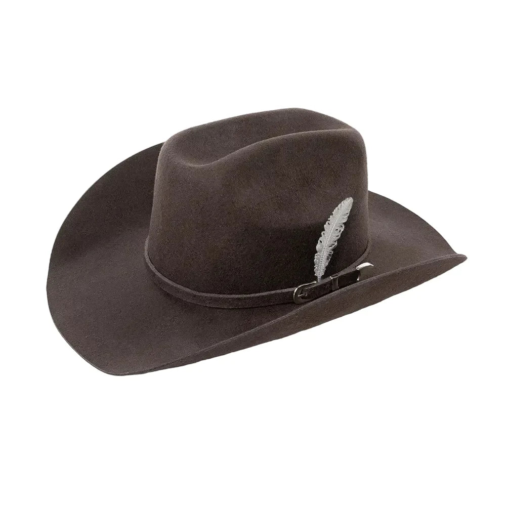 Albuquerque Wool Feather Western Cowboy Hat