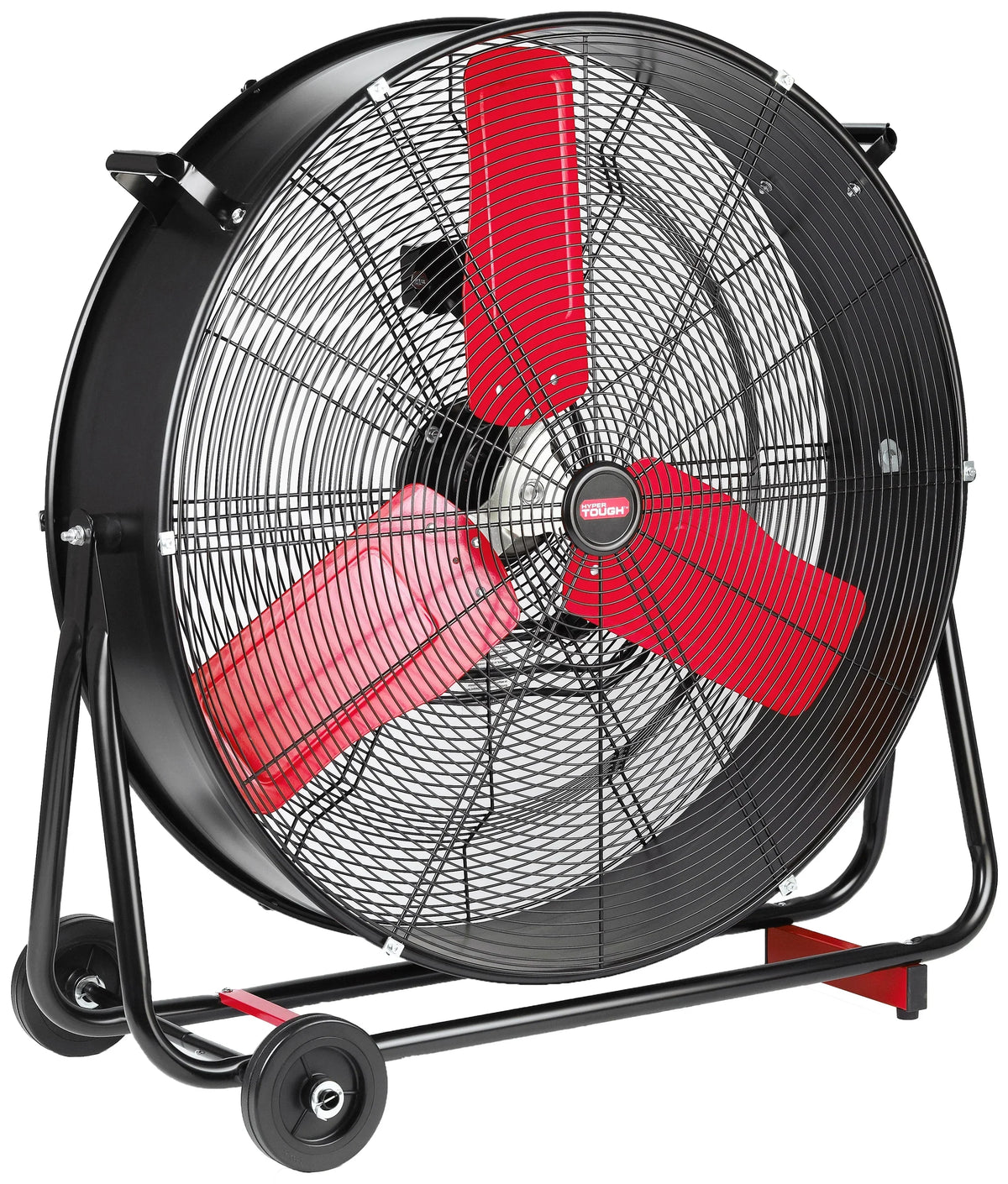 Hyper Tough New 30 inch High Velocity Tilted Drum Fan Red & Black