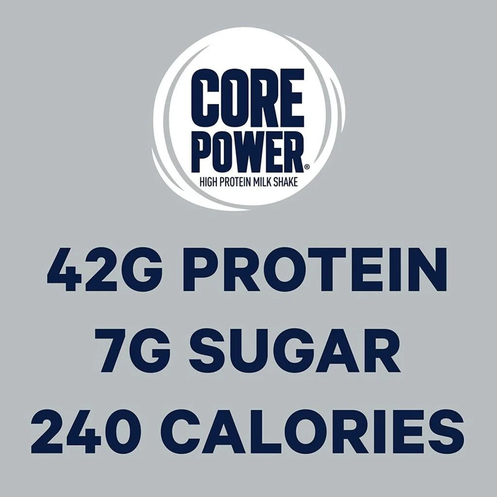 Core Power Elite Chocolate Protein Shake 42g, 14 Fl Oz, Pack of 12 - Workout Recovery Drink