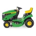 John Deere S100 ride-on lawnmower, 107 cm (42 inch) cutting width C 17.5 hp petrol hydrostatic drive