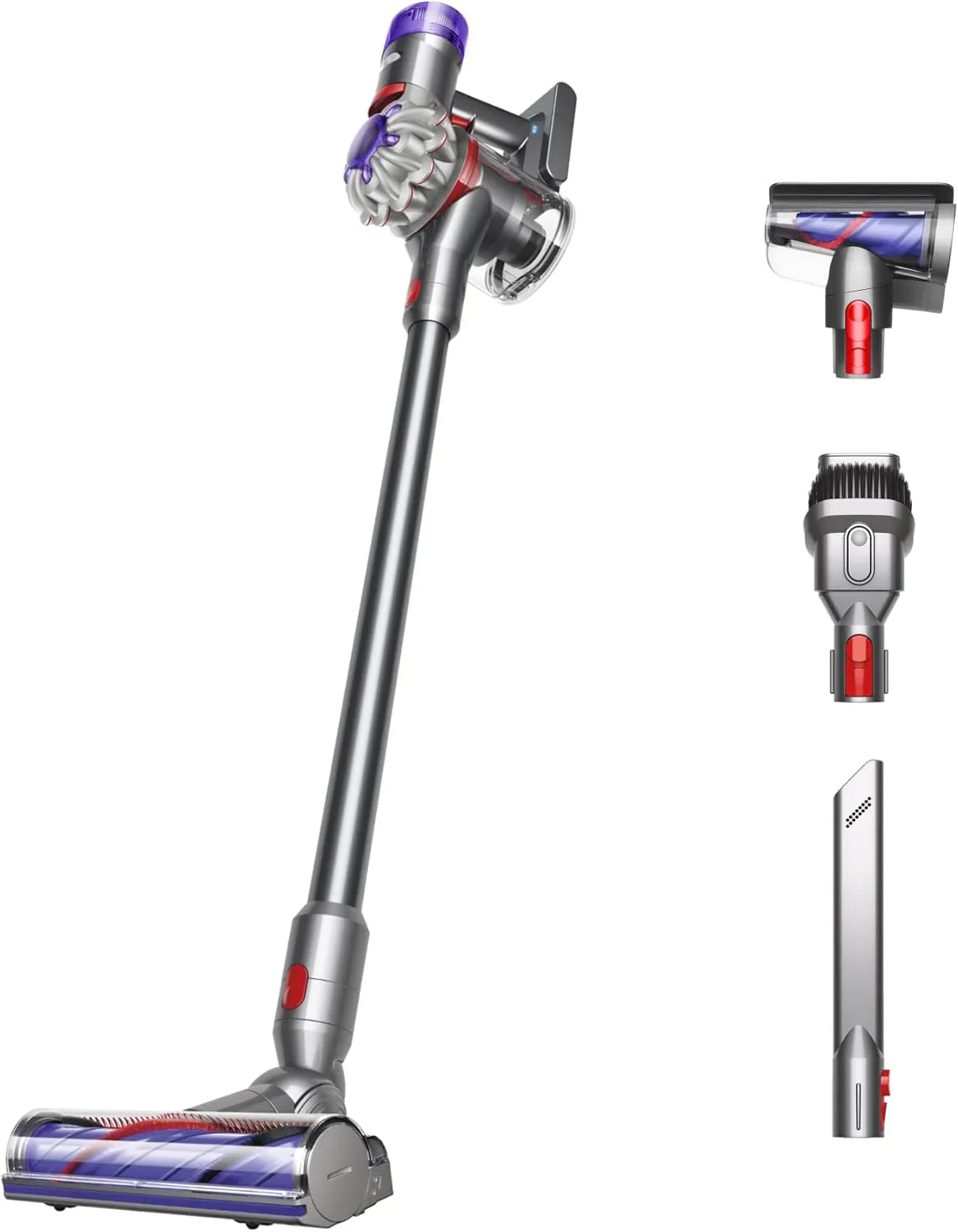Dyson V8 Cordless Vacuum, Cleans Hard Floors and Carpets, Detangles, Converts to Handheld, 115AW, 2 Power Modes, Up to 40 Minutes鹿