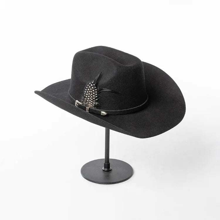 Dallas Feathers Wool Western Cowboy Hat