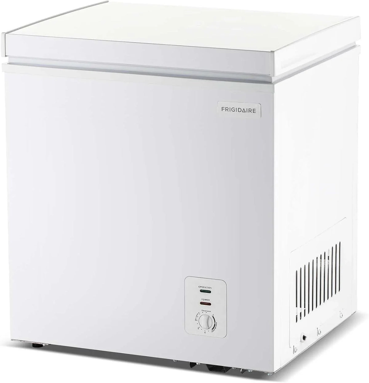 FRIGIDAIRE EFRF5003-BLACK Chest Deep Freezer-Garage-Ready, 5.0 Cu.