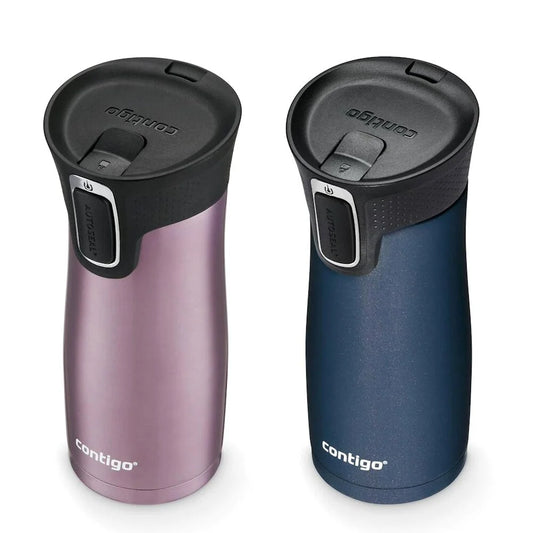 Contigo® West Loop Stainless Steel Travel Mug with AUTOSEAL® Lid, 16 oz - Vervain &amp; Midnight Berry