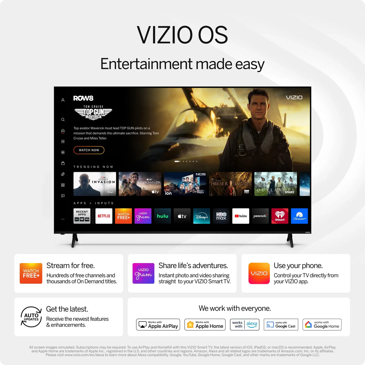 VIZIO 50" Class 4K UHD LED HDR Smart TV (V4K50M-08)
