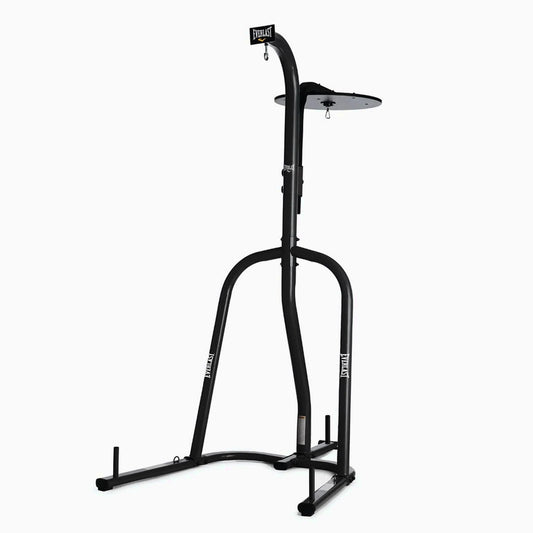 Everlast 2 Station Dual Heavy Duty Powder Coated Steel Heavy and Speed Bag Stand
