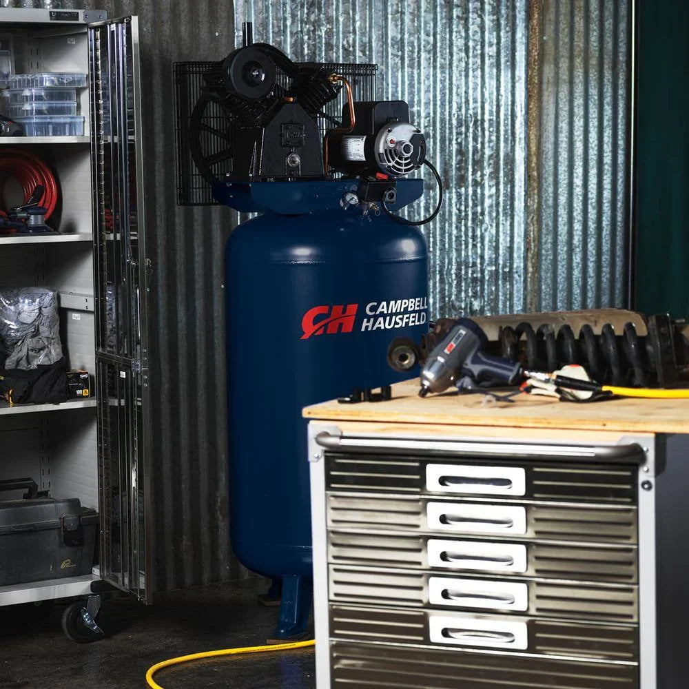 Campbell Hausfeld 2-stage 80-gallon stationary electric air compressor XC802100 (175 psi)