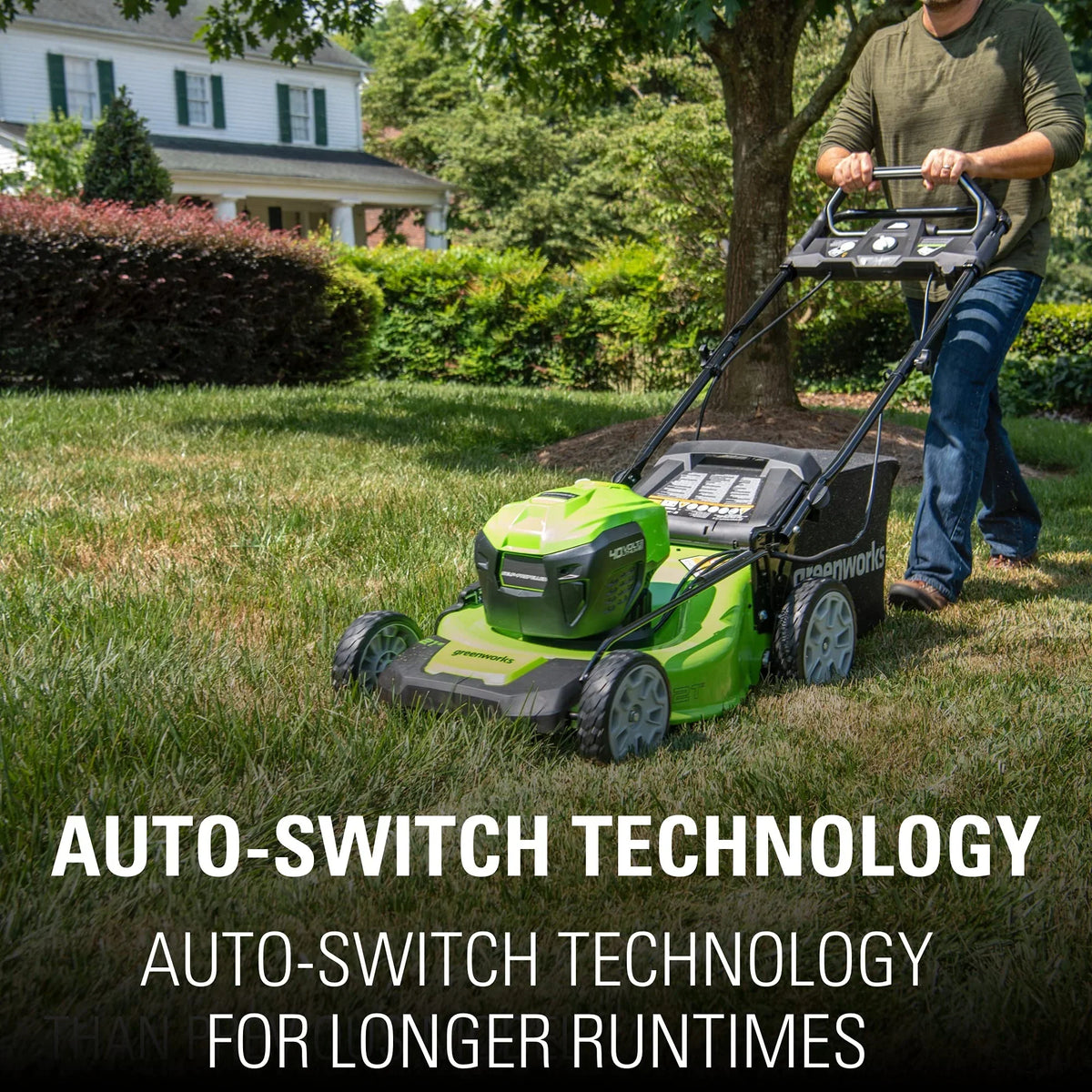 80V Battery-Powered Lawn Mower, 53 cm (21 inch), Self-Propelled, Brushless | Greenworks