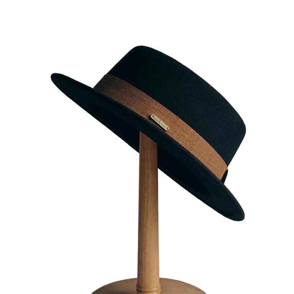 Costello Cotton Fedora Porkpie Hat