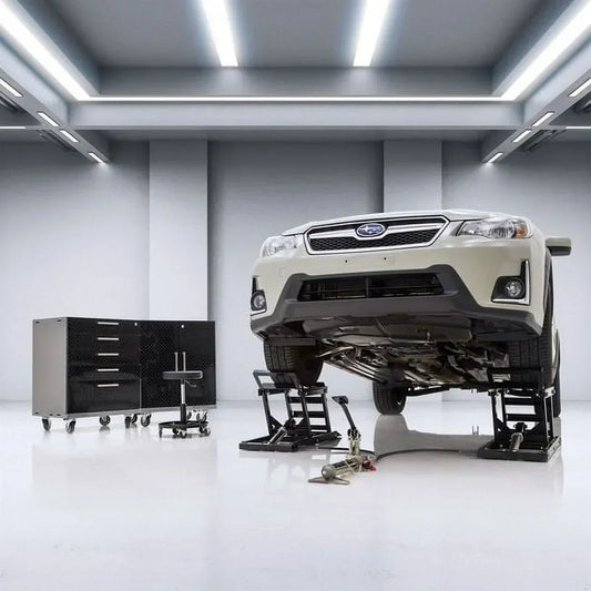 Hydraulic Car Lift with Ramp - 3,000 lb per pair Capacity