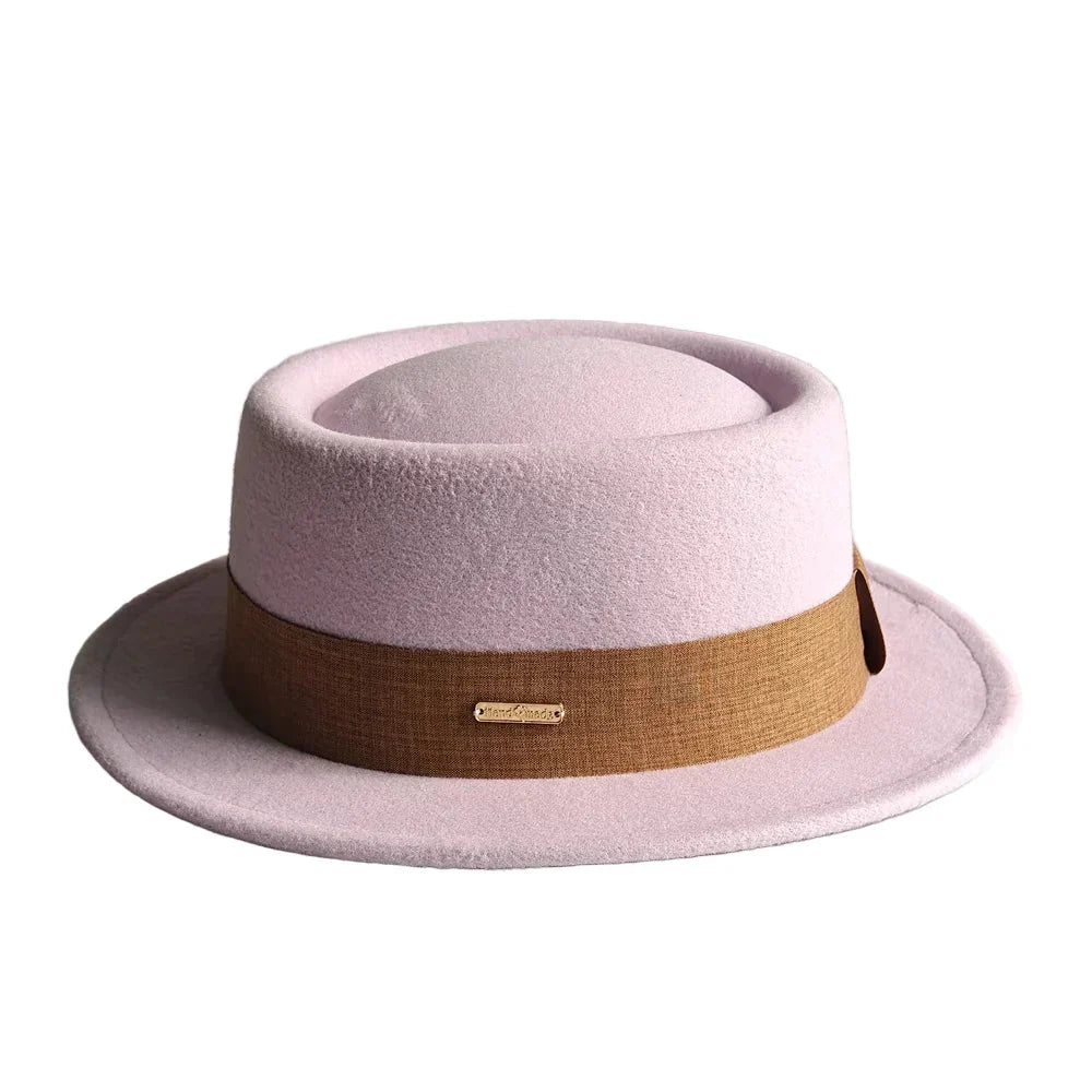 Costello Cotton Fedora Porkpie Hat