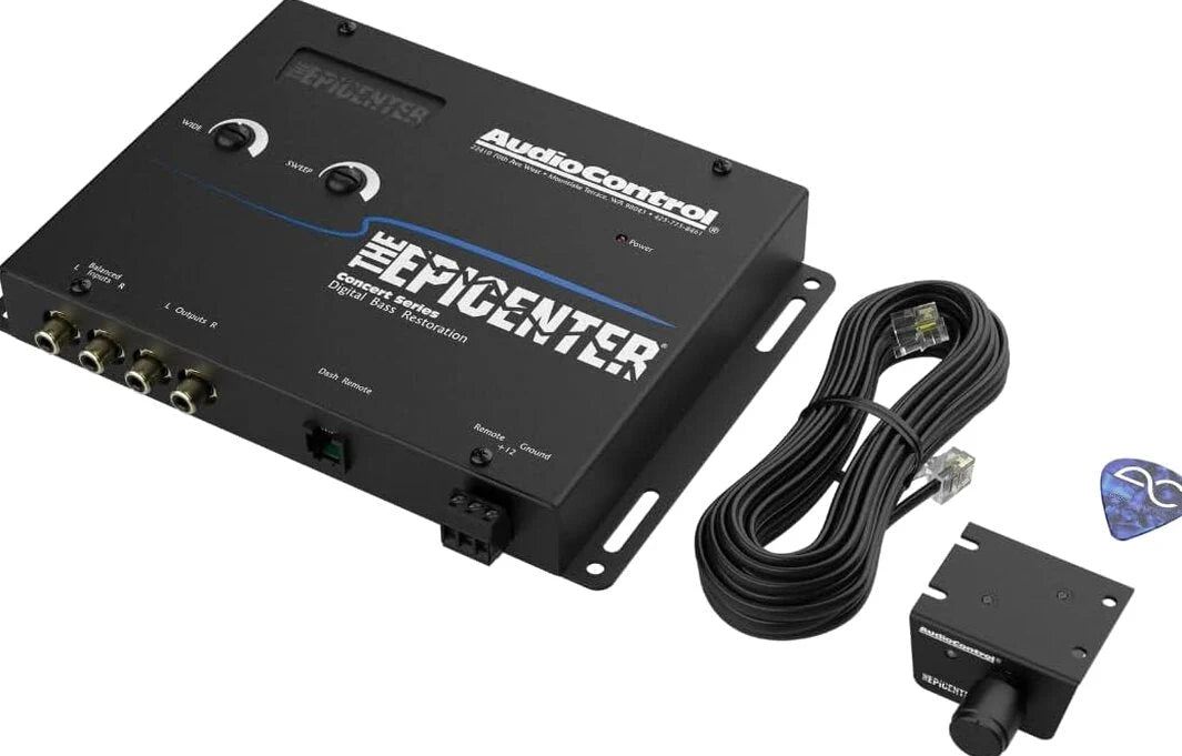 AudioControl Epicenter Digital Bass Restoration Processor with Wired Remote for Enhanced Car Audio