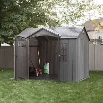 LIFETIME 10 FT. X 8 FT. OUTDOOR STORAGE SHED