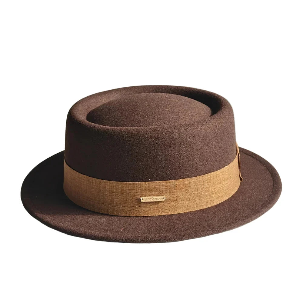 Costello Cotton Fedora Porkpie Hat
