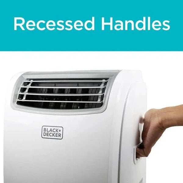 14,000 BTU Portable Air Conditioner with Heat and Remote Control, White
