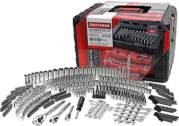 Craftsman 450 Piece Mechanics Tool Set
