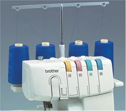 1034D Serger Heavy-Duty Metal Frame Overlock Machine 1300 Stitches Per Minute Removeable Trim Trap 3 Included Accessory Feet