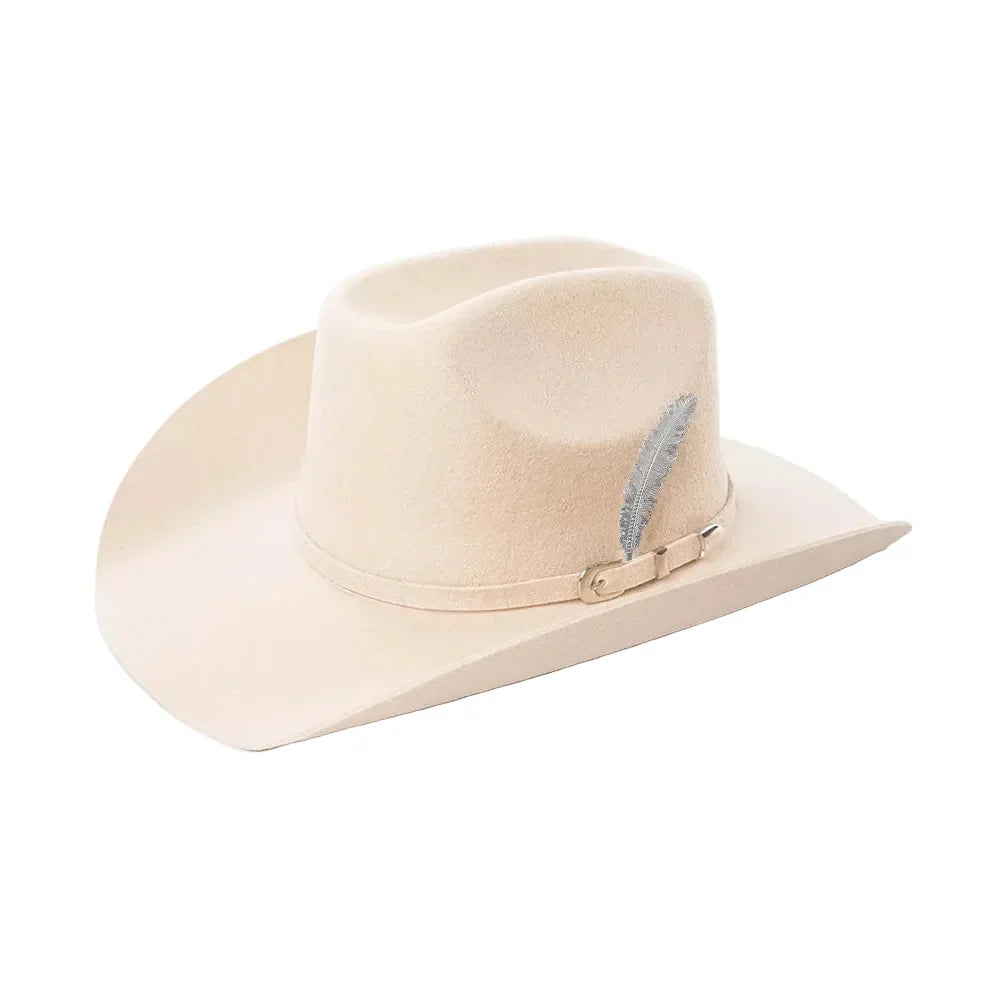 Albuquerque Wool Feather Western Cowboy Hat