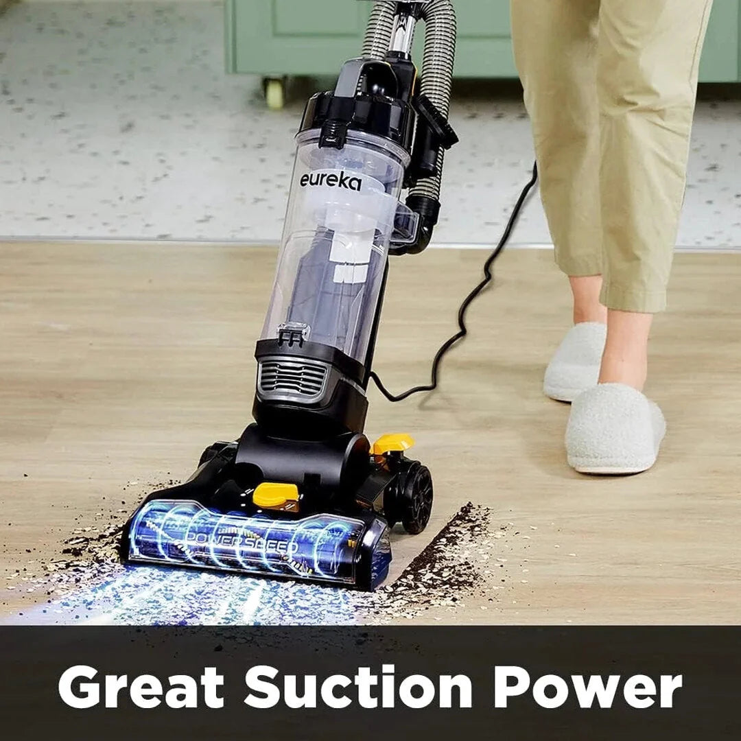 EUREKA NEU181D PowerSpeed Lightweight Powerful Upright Vacuum Cleaner for Carpet and Hard Floor with Pet Turbo Tool