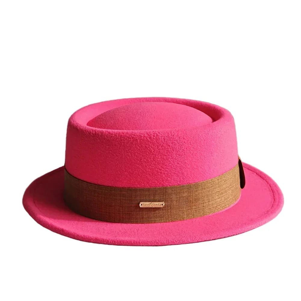 Costello Cotton Fedora Porkpie Hat