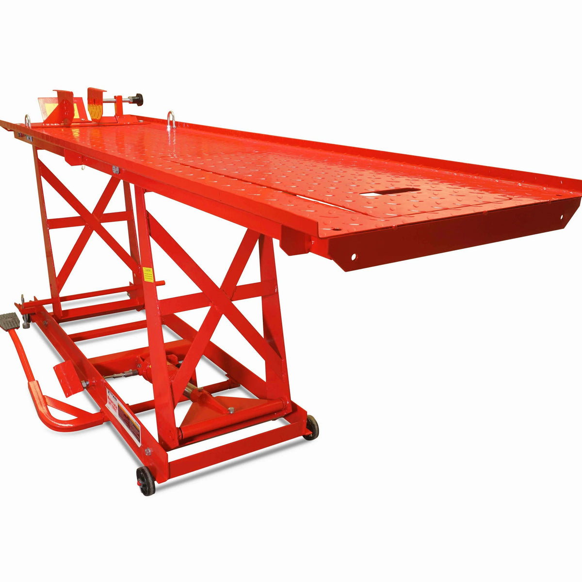 1,000 lb Hydraulic Motorcycle Lift Table Extra Long Heavy Duty