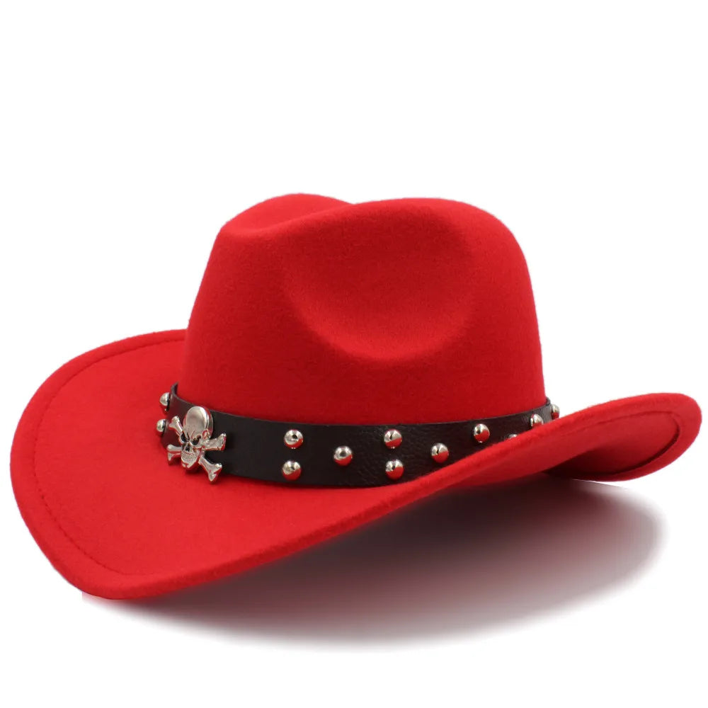 Black Pearl Wool Cowboy Hat