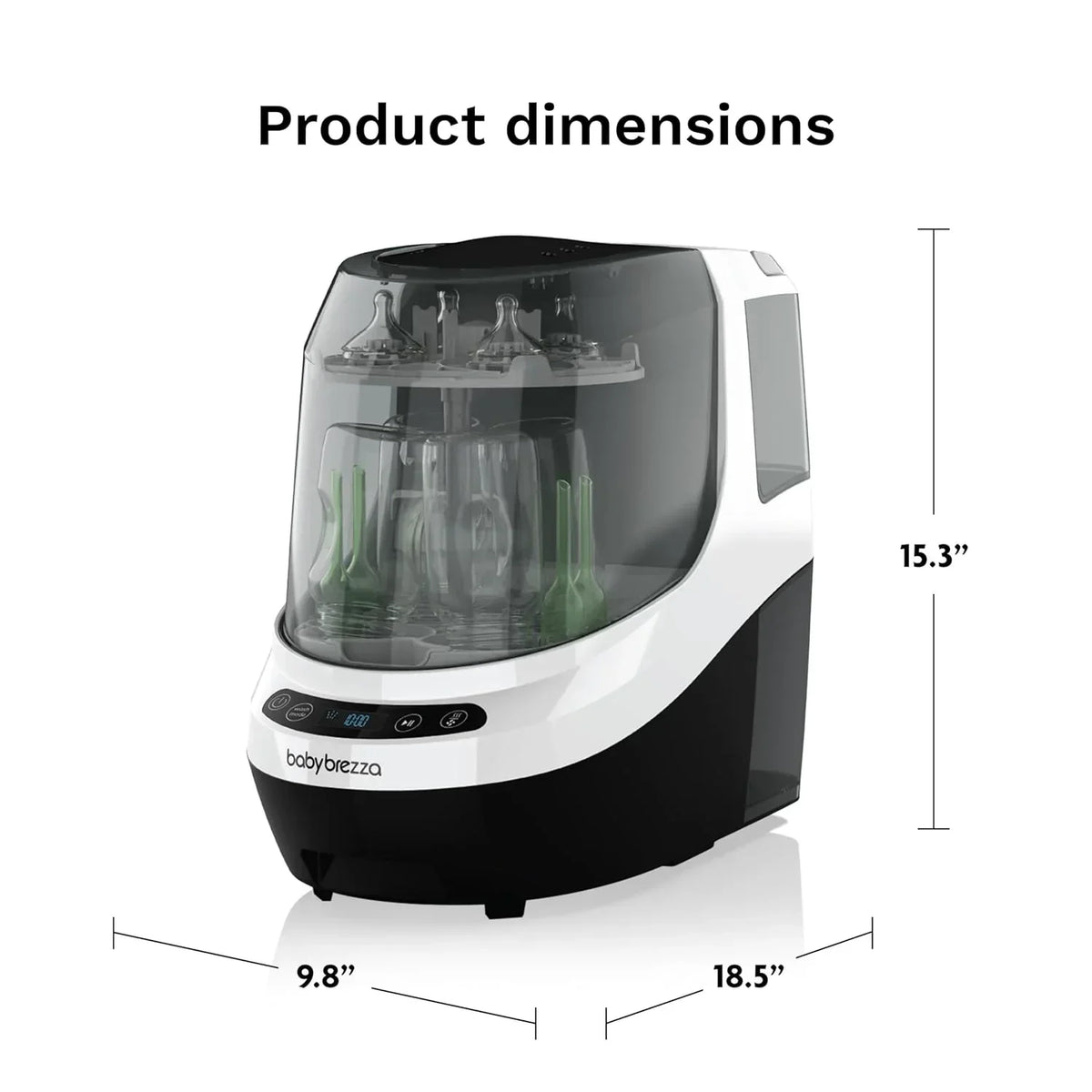 Bottle Washer Pro Baby Bottle Washer Sterilizer Dryer All in One Machine Cleans Bottles